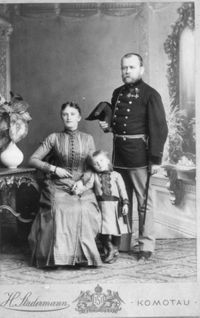 Franz Jahnel und Marie Jahnel geb. Friedrich un Tochter Marie